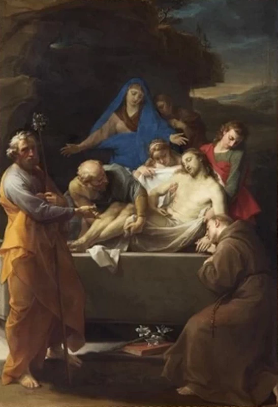 Cristo deposto nel sepolcro - Chiesa della ss. Trinità, Crema, Batoni Pompeo